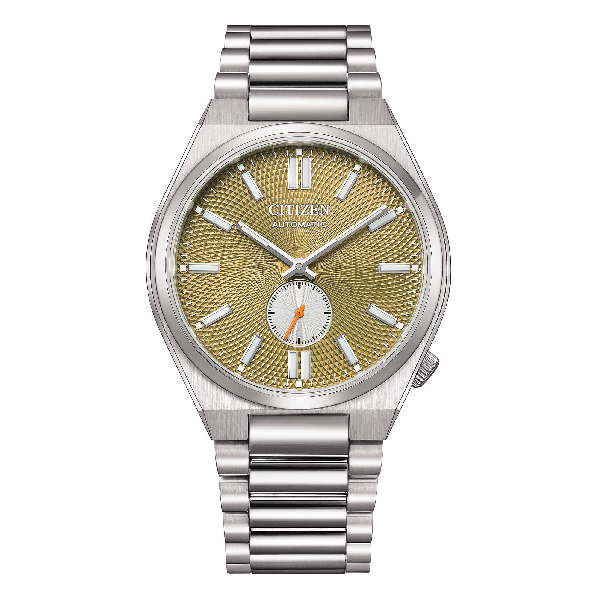 Orologio Uomo Citizen Tsuyosa Piccola Secondi Sabbia Guillochè NK5010-51X